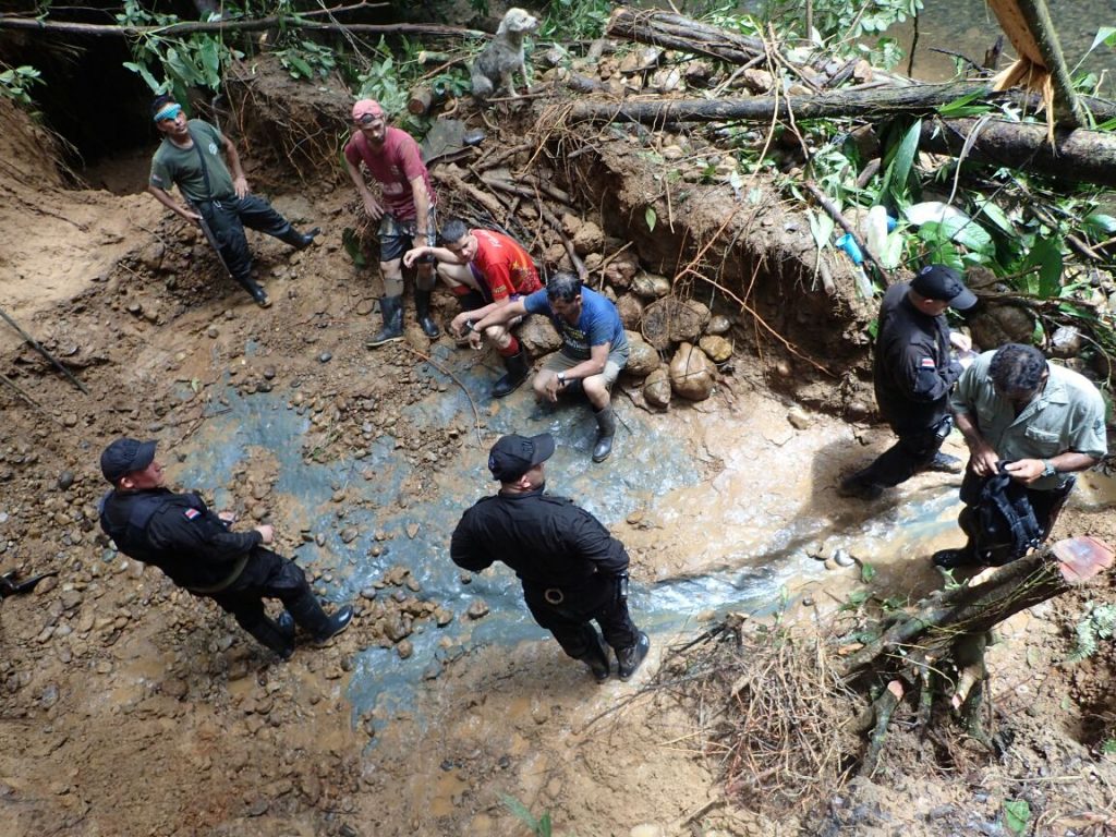 85 mineros ilegales detenidos en parques nacionales