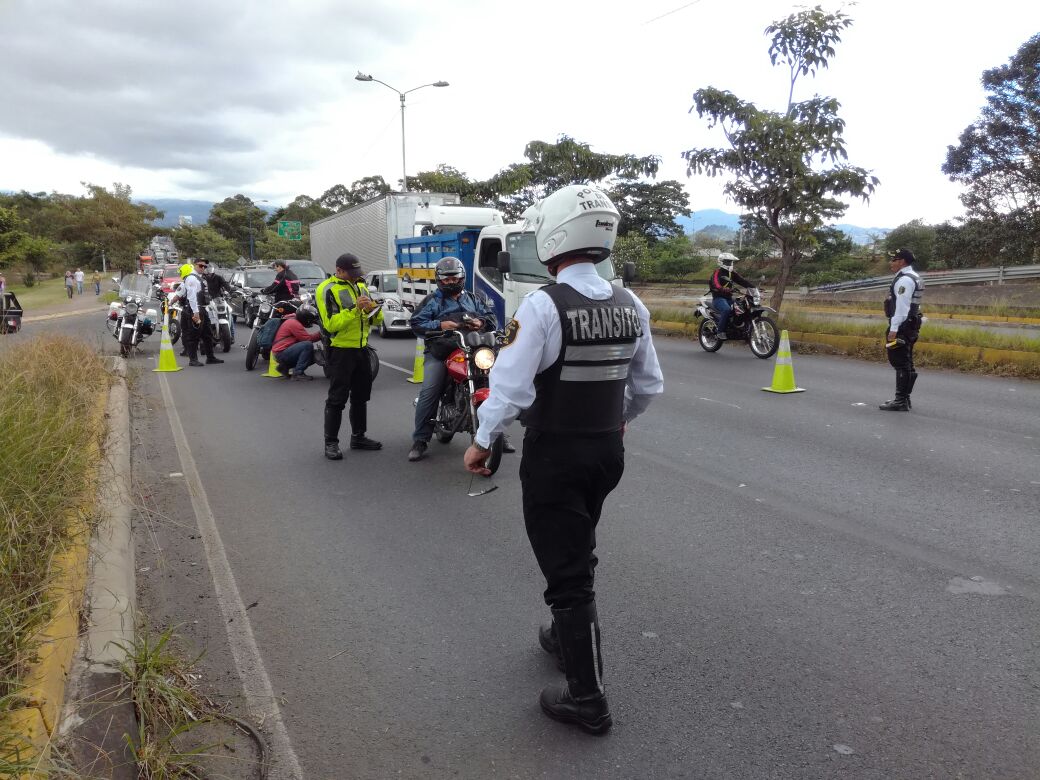 Tránsito reforzará operativos este fin de semana por fiestas de Palmares