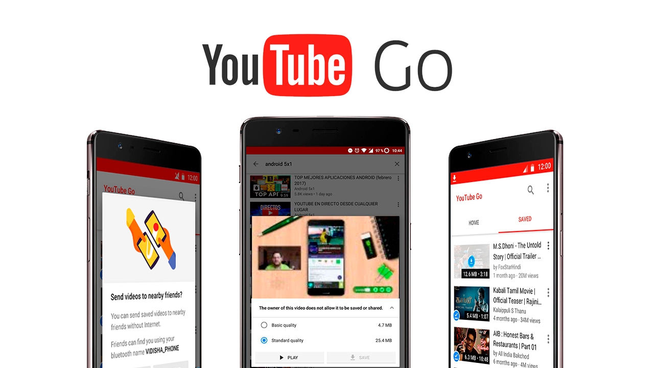 Youtube Go: Aplicación para ver vídeos sin internet