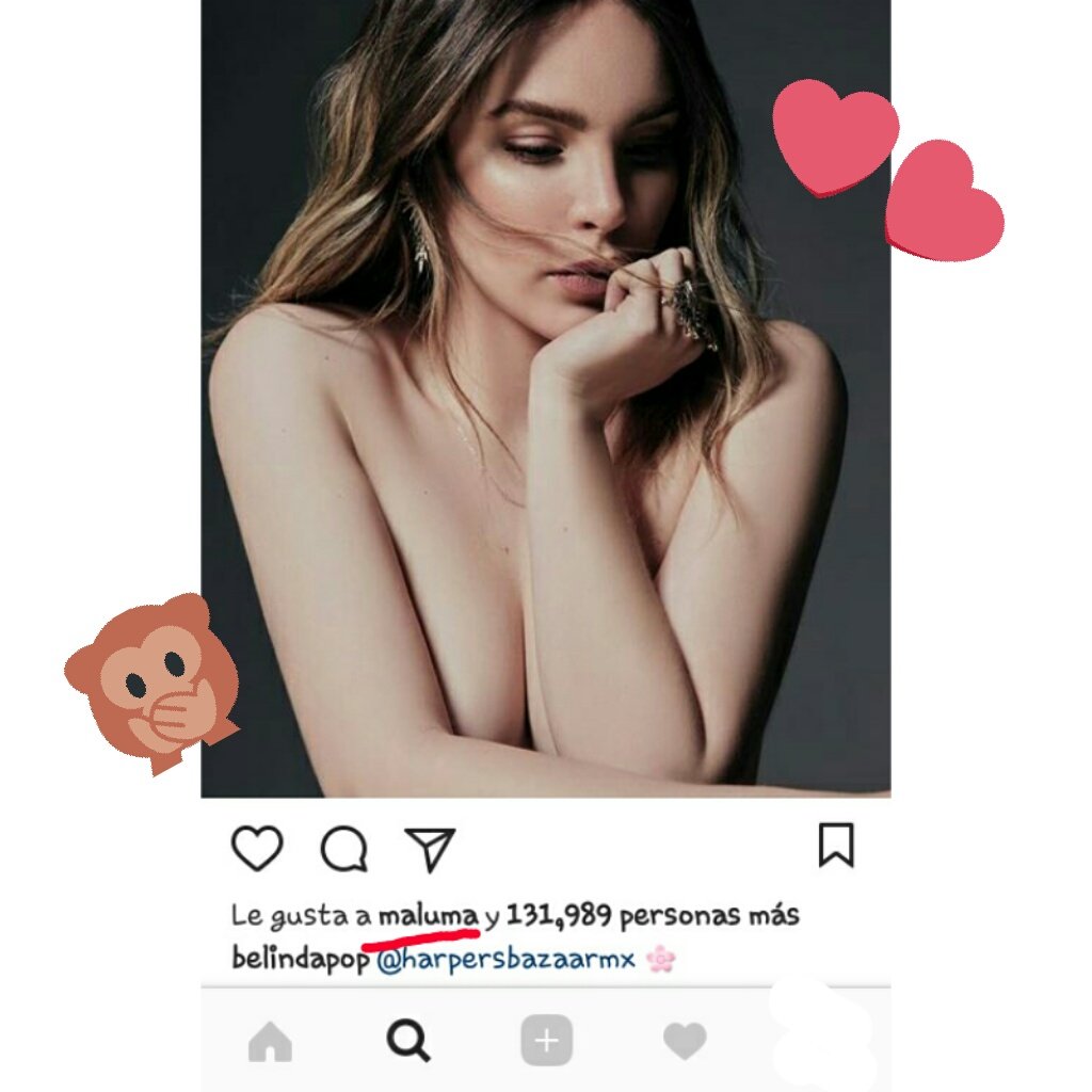 Belinda publica sensual fotografía y hasta Maluma reacciona