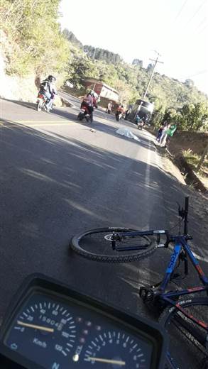 Fallece ciclista atropellado en Aserrí