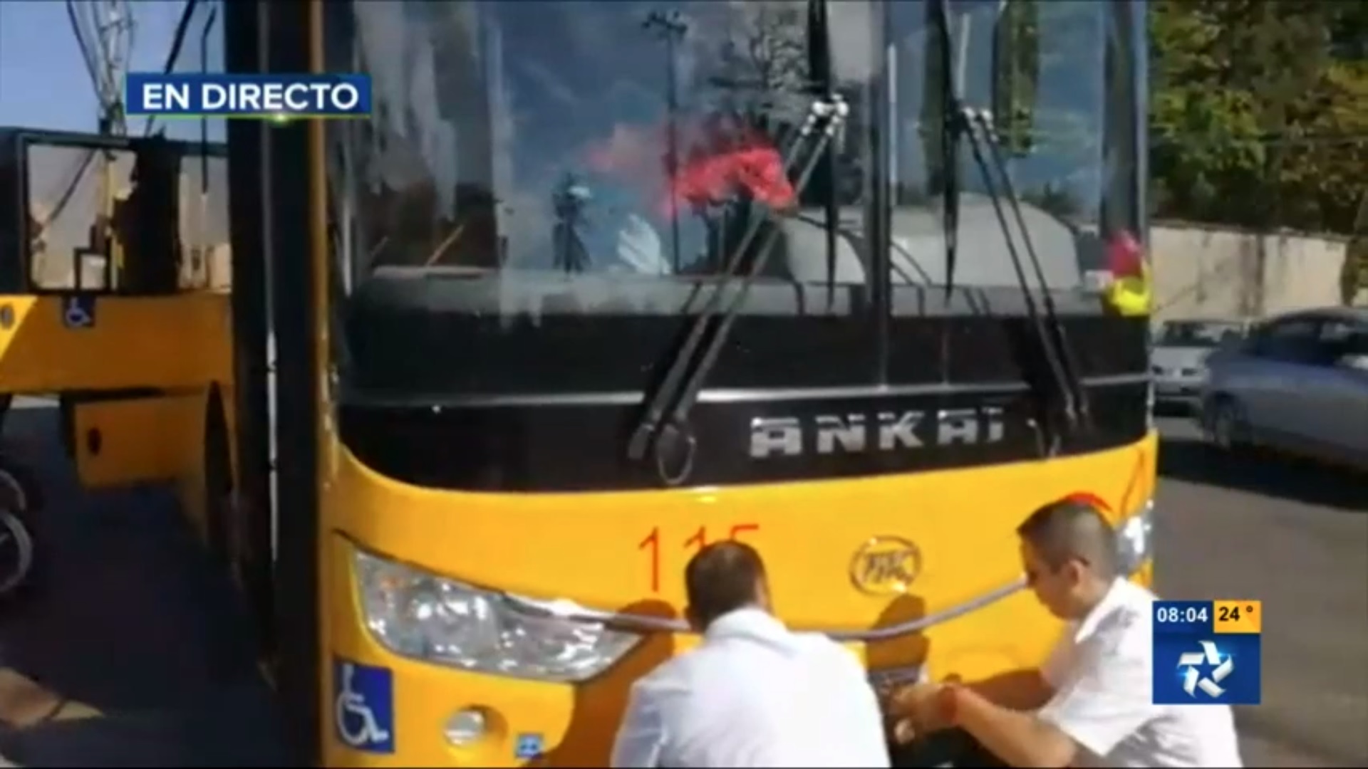 Bajan Placas Bus Heredia