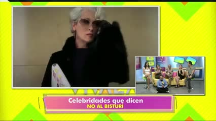 Actrices que no se operan