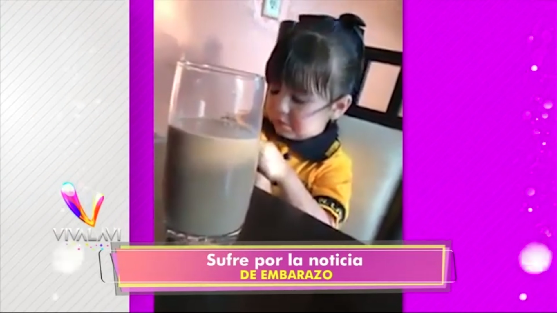 (+VIDEO) Esta niña asegura estar embarazada 