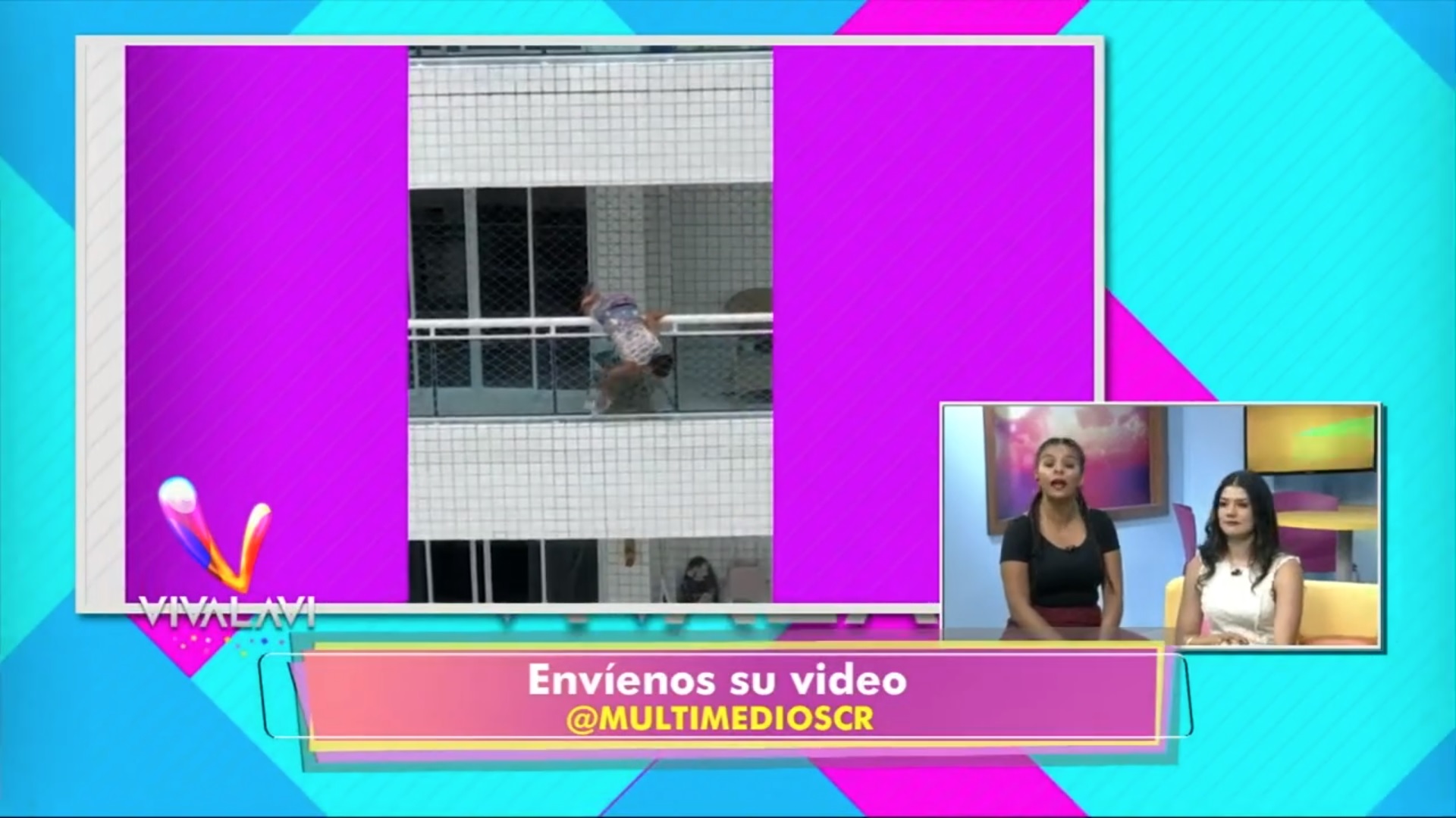 (+VIDEO) Esta mujer arriesga su vida para limpiar un vidrio