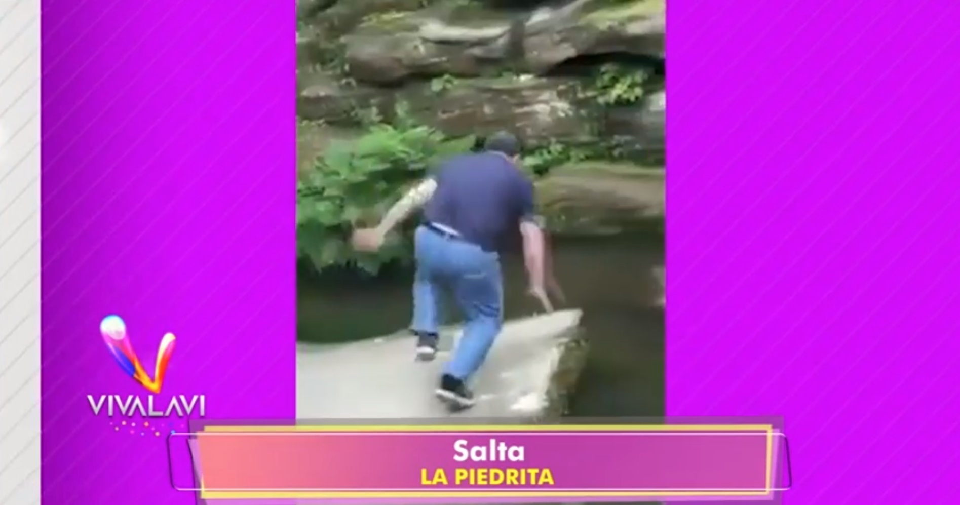 Este hombre no midió su salto y... ¡Caída!