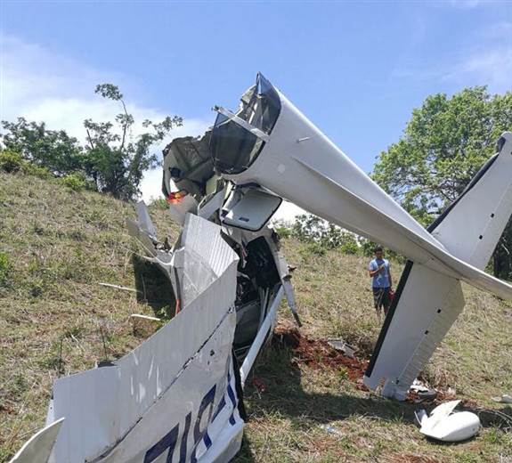 Accidente de avioneta deja un muerto en Guanacaste