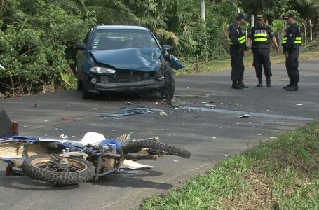 Accidentes de tránsito deja a 5 personas graves