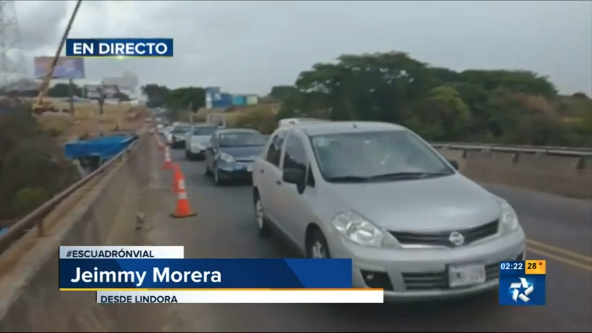 (+VIDEO) Terminan cierres en puente de Lindora 