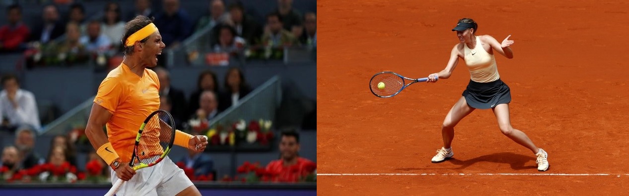 (+VIDEO) Sharapova y Nadal entrenan juntos en Roma
 