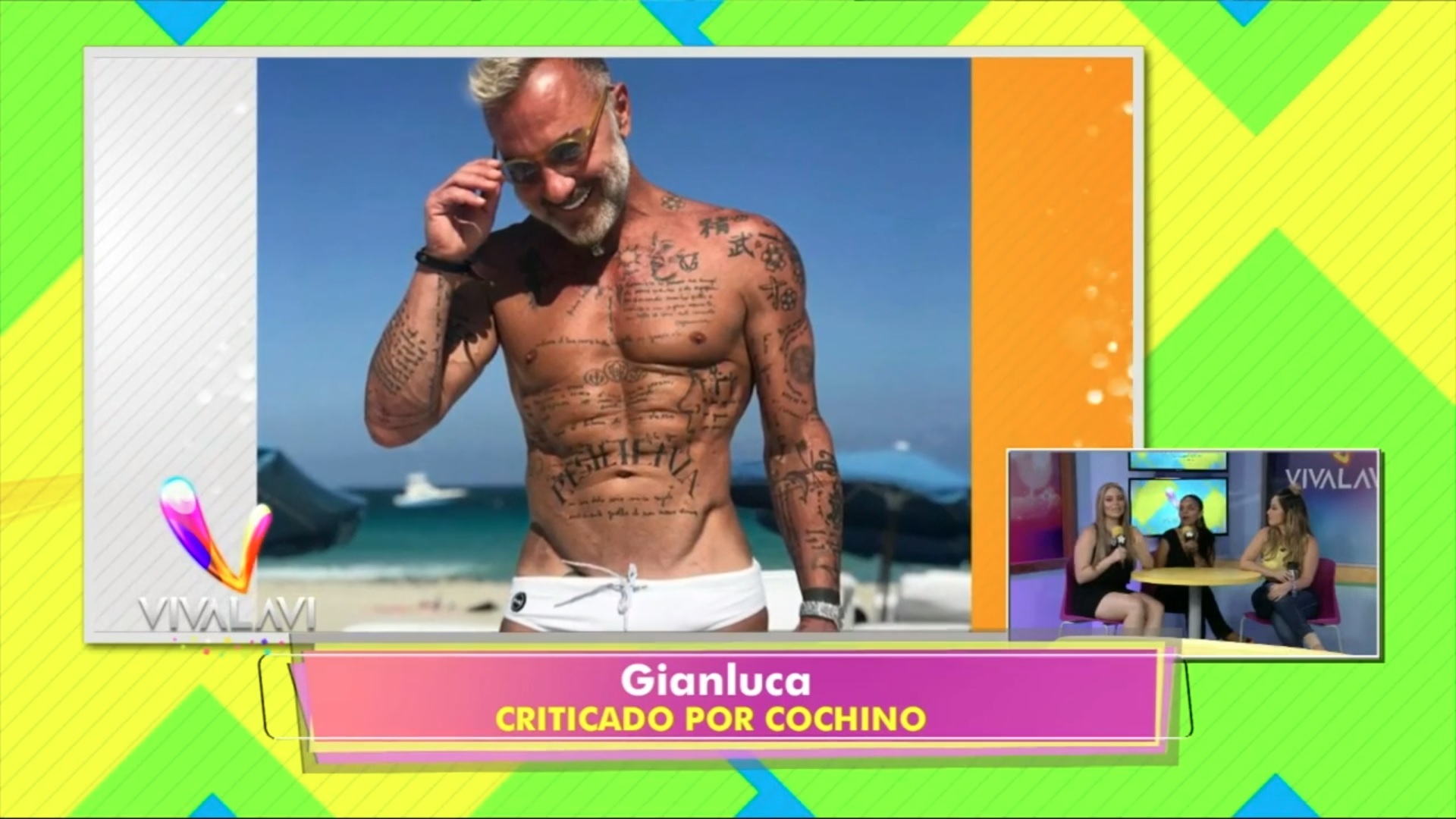 (+VIDEO) Gianluca Vacchi críticado por 'cochino'