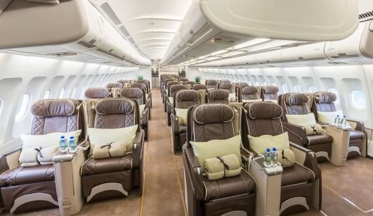 El lujoso avión que transportará a Messi y la Selección argentina