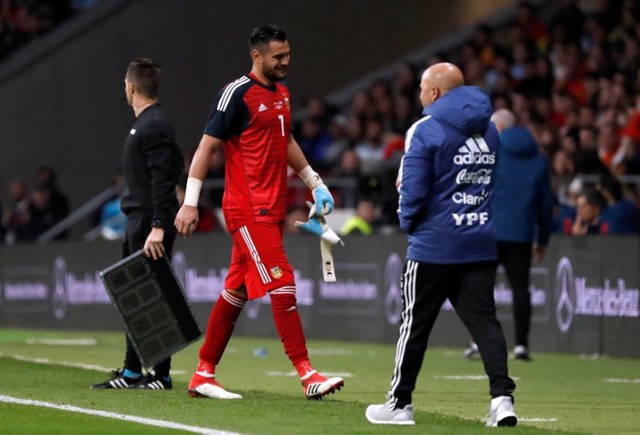 Romero se queda sin Mundial por lesión de rodilla
 