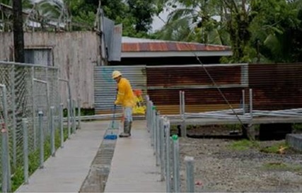 Aceras antiinundables estarán listas en julio