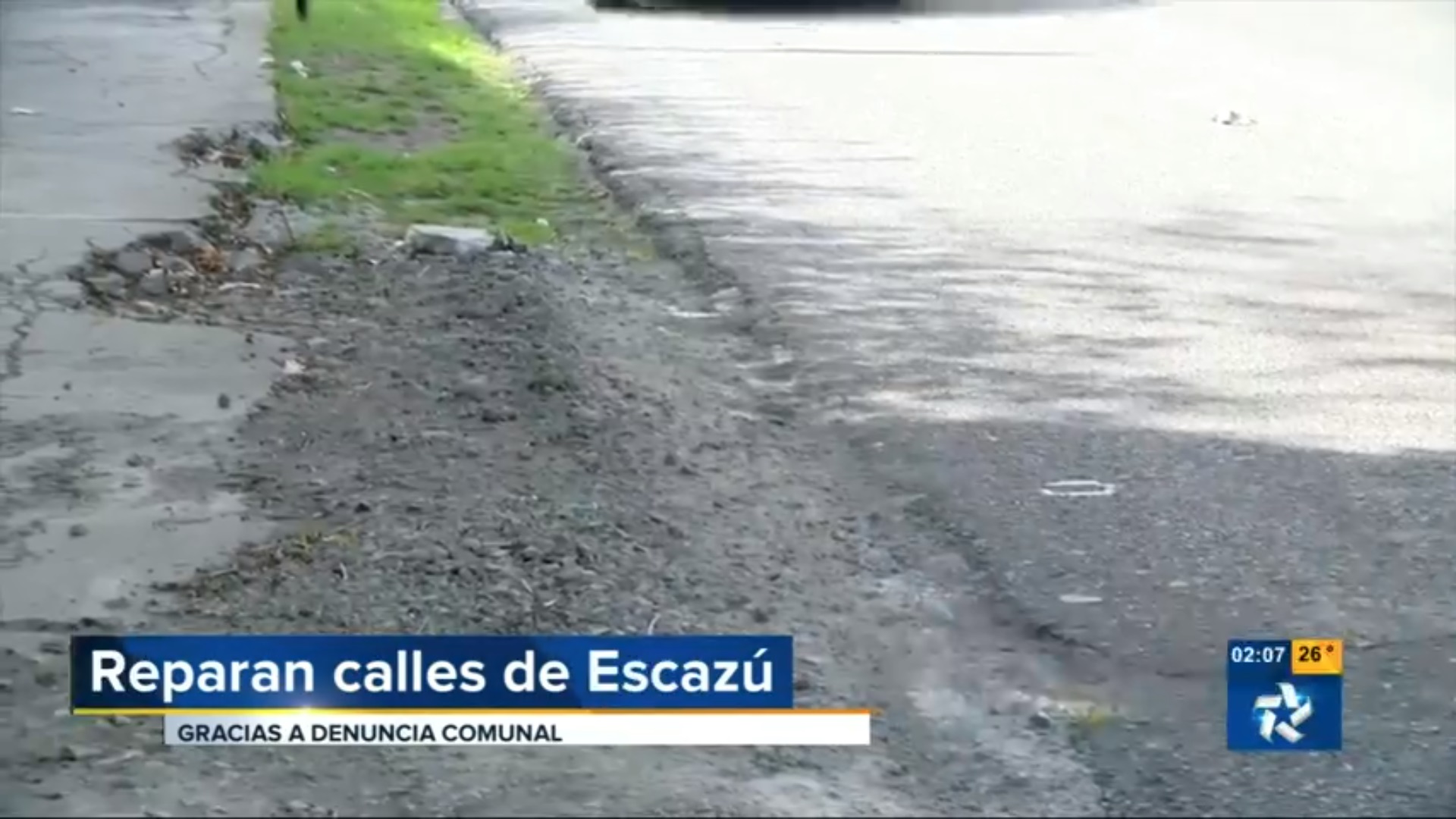 (+VIDEO) Municipalidad de Escazú activa plan de asfaltado  