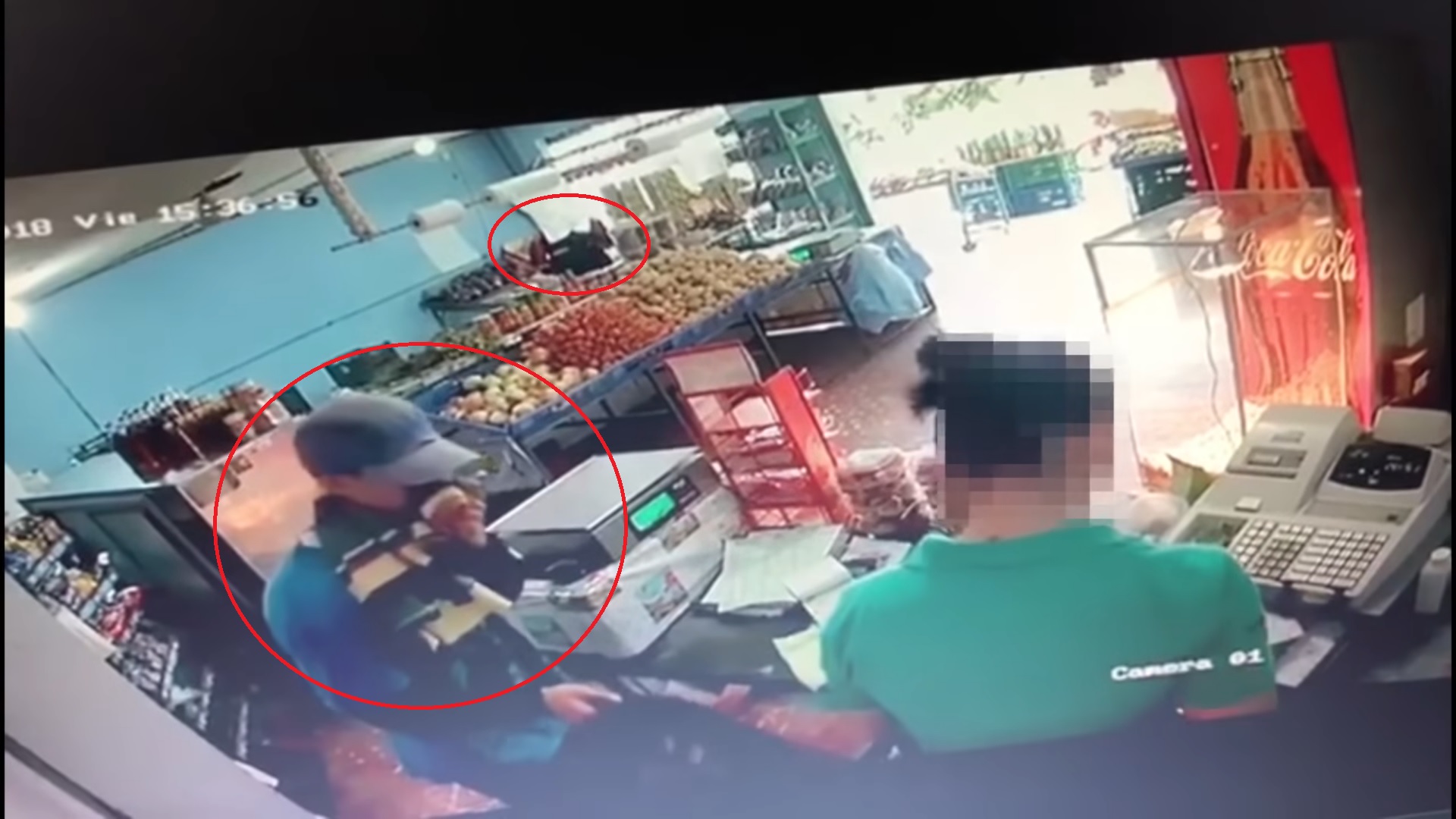 (+VIDEO) Verdulería fue asaltada por dos hombres