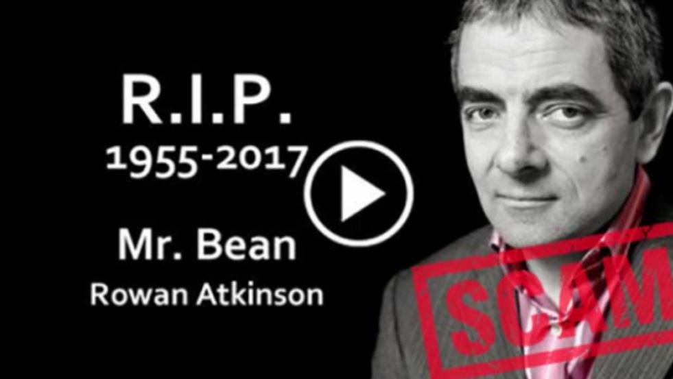 ¡Falso!  Mr. Bean no está muerto