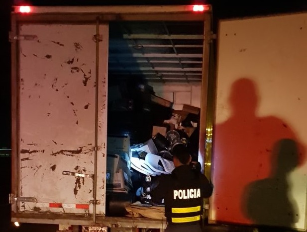 (+FOTOS) Autoridades recuperaron repuestos robados en ruta nacional