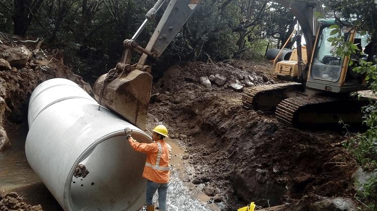 100% de obras tras paso de Otto en Guanacaste concluirán en agosto