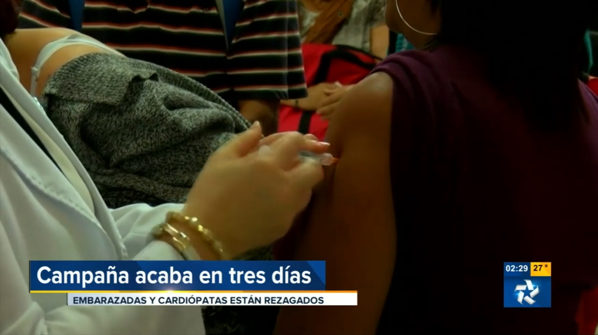 (+VIDEO) Campaña de la vacuna contra influenza culmina este viernes