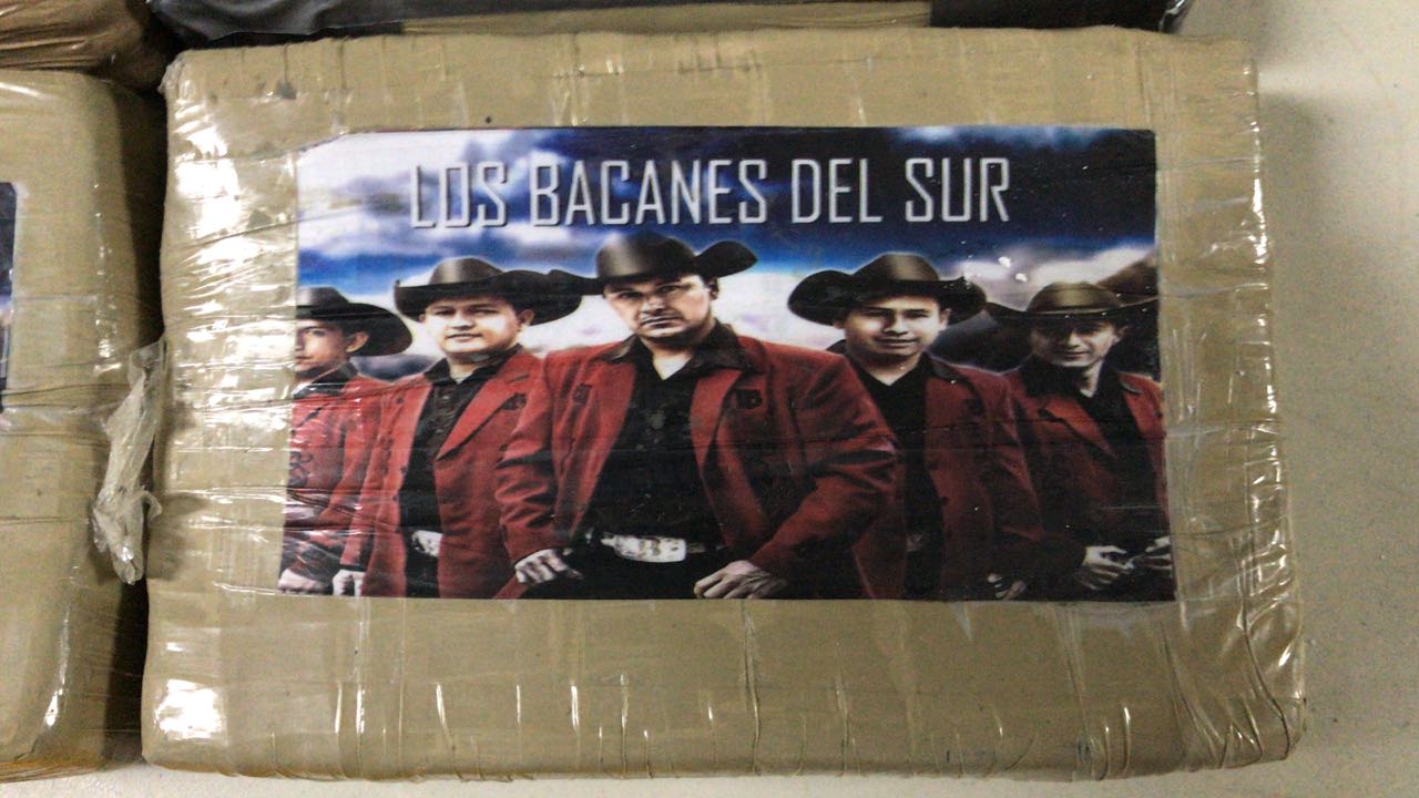 ocho kilos de cocaína fueron capturados en Peñas Blancas, Frontera de Norte