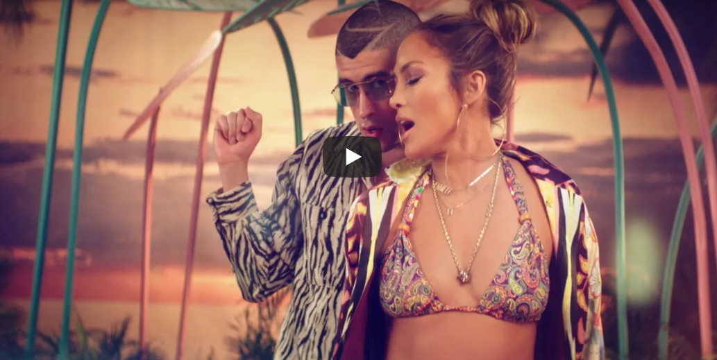 (+VIDEO) Jennifer Lopez da una probadita de su videoclip con Bad Bunny