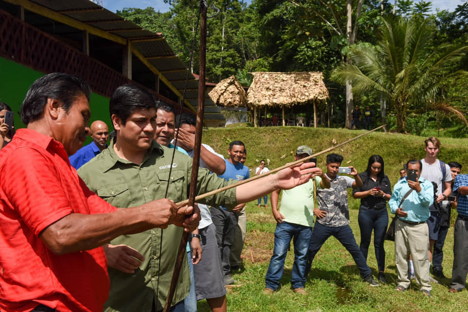(+FOTOS) Presidente Alvarado participa en Juegos Deportivos Indígenas 2018
