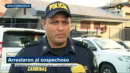 Sospechoso arrestado