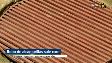 ROBO ALCANTARILLAS