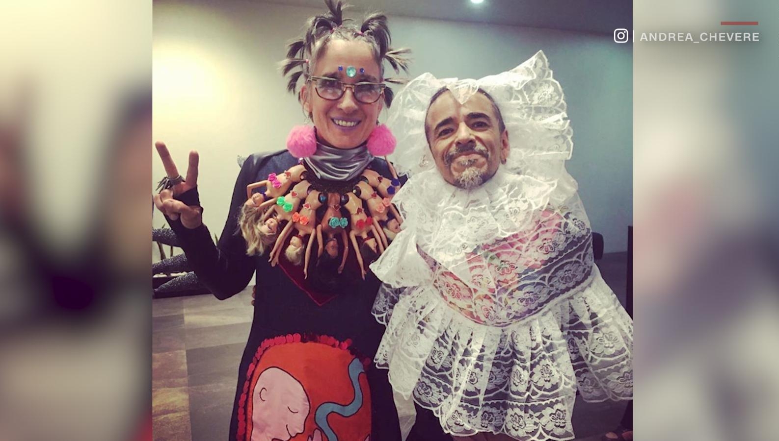 Rubén Albarrán y Andrea Echeverri. Foto: IG: @andrea_chevere.