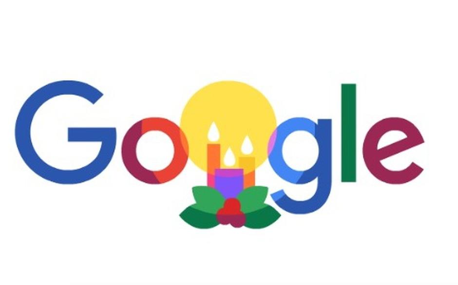 Google les desea felices fiestas a sus usuarios con un doodle navideño