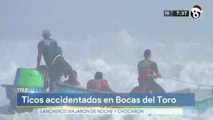 Accidente en Bocas del Toro