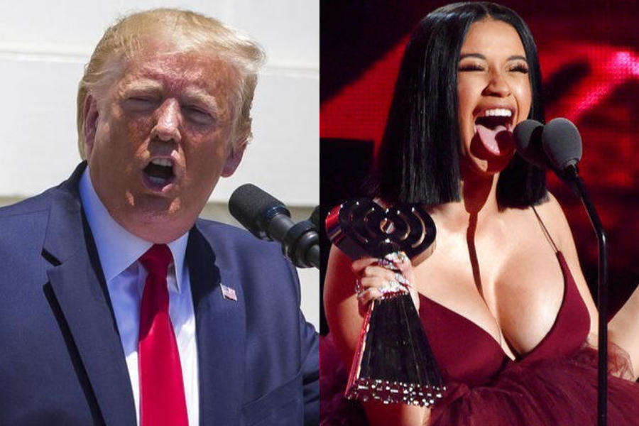 Cardi B llama 'terrorista' a Donald Trump