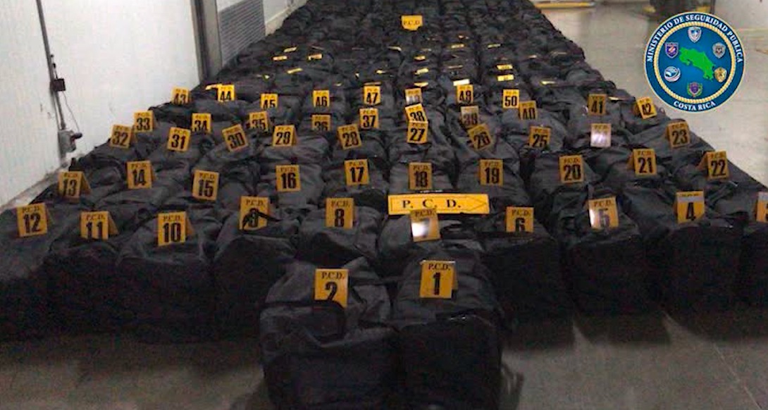 PCD realiza el decomiso de droga más grande en la historia de Costa Rica