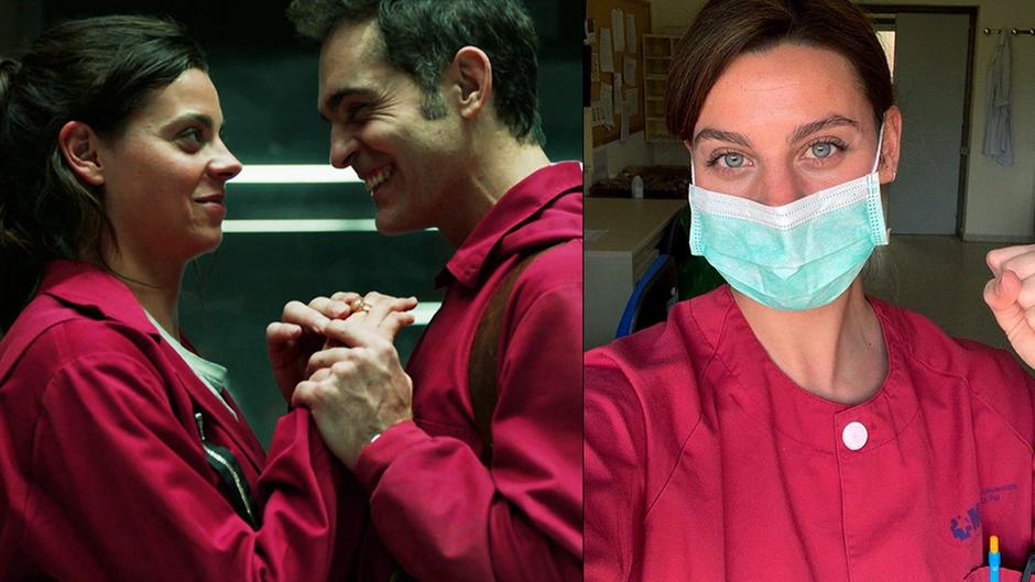 Clara Alvarado: De actriz de 'La Casa de Papel' a enfermera que lucha contra el coronavirus