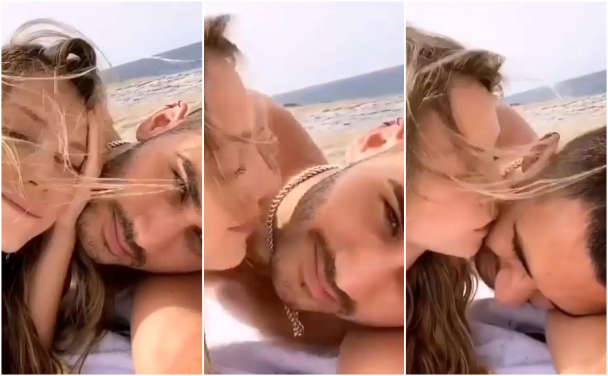 Ester Expósito y Alejandro Speitzer presumen su romance en la playa. | Instagram @Ester_Exposito
