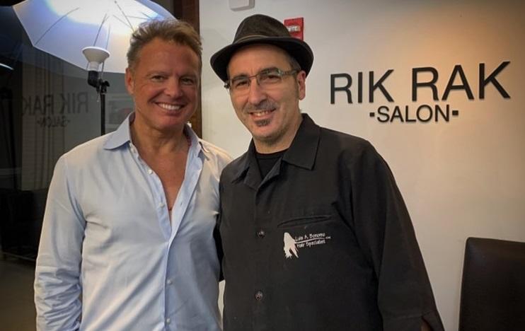 Luis Miguel sorprende al aparecer junto al estilista Luis Bonomo. | Instagram @lbonomo_hairstylist