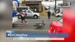 Ciclista que rompió vidrios de autobús: “Agarré las escobillas del parabrisas y las arranqué”