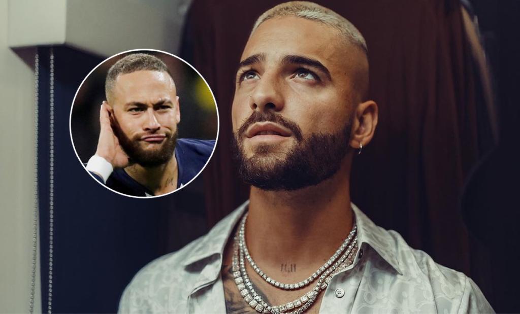 Maluma aclaró si es que existe una rivalidad con Neymar. | Instagram @Maluma, Reuters