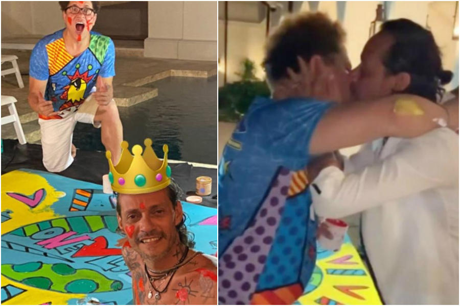 Marc Anthony ha provocado gran controversia en redes sociales. | Instagram @RomeroBritto