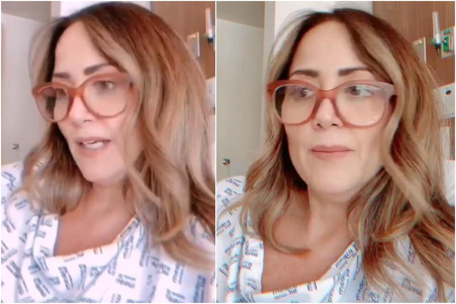 Andrea Legarreta reveló que está hospitalizada debido a una neumonía. | Instagram @AndreaLegarreta