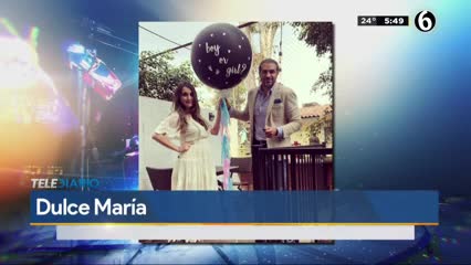 Revela Dulce María el sexo de su bebé