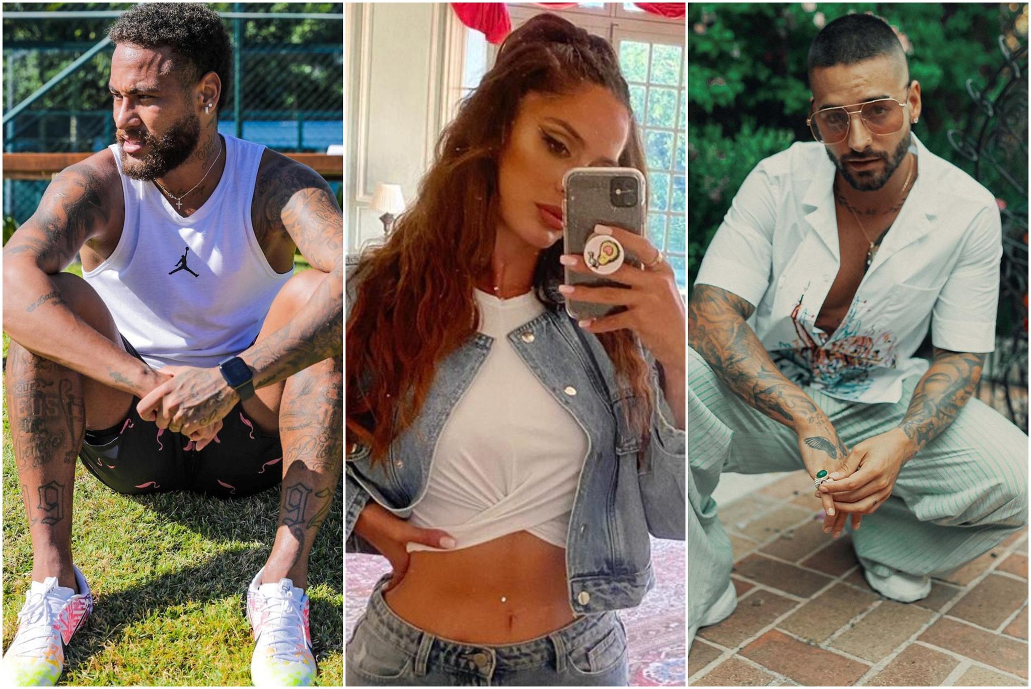 Natalia Barulich aclaró que Neymar no es su novio, pues aseguró que tienen solo una gran amistad. | @NeymarJr, @Maluma, @Natalia