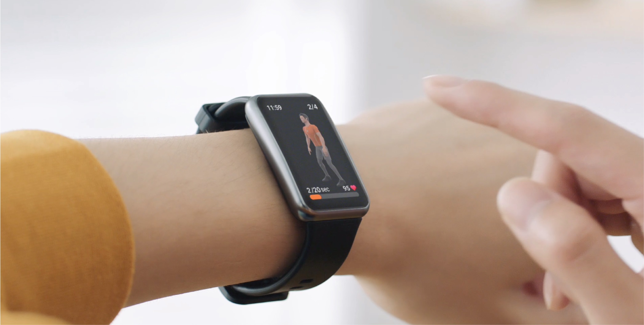 Entrenar desde casa con un reloj inteligente de Huawei 