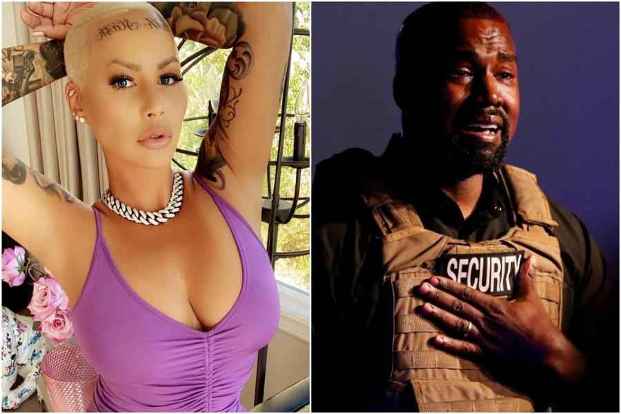 Amber Rose mantuvo una relación amorosa con Kanye West. | AP / Instagram @AmberRose