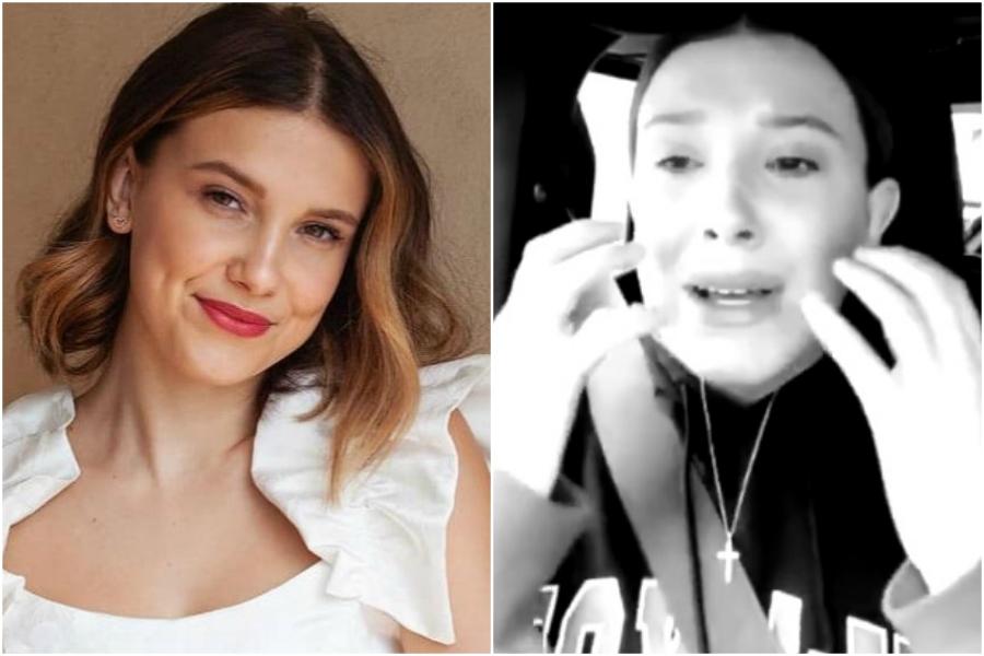 Millie Bobby Brown llegó a las lágrimas. | Instagram @MillieBobbyBrown