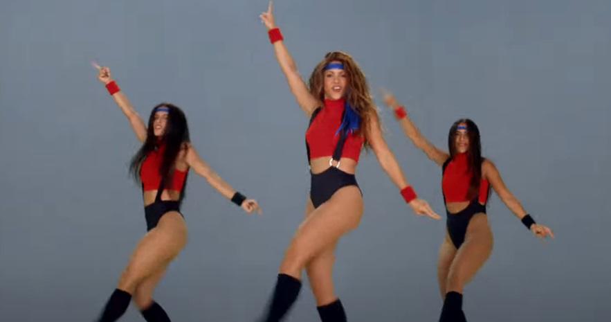 Shakira y el grupo Black Eyed Peas presentan el videoclip de 