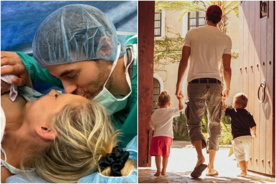 Enrique Iglesias y Anna Kournikova debutaron hace tres años como padres. | Instagram @EnriqueIglesias, @AnnaKournikova