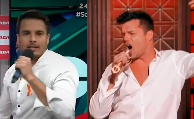 Julio Solís bailó al mejor estilo de Ricky Martin 