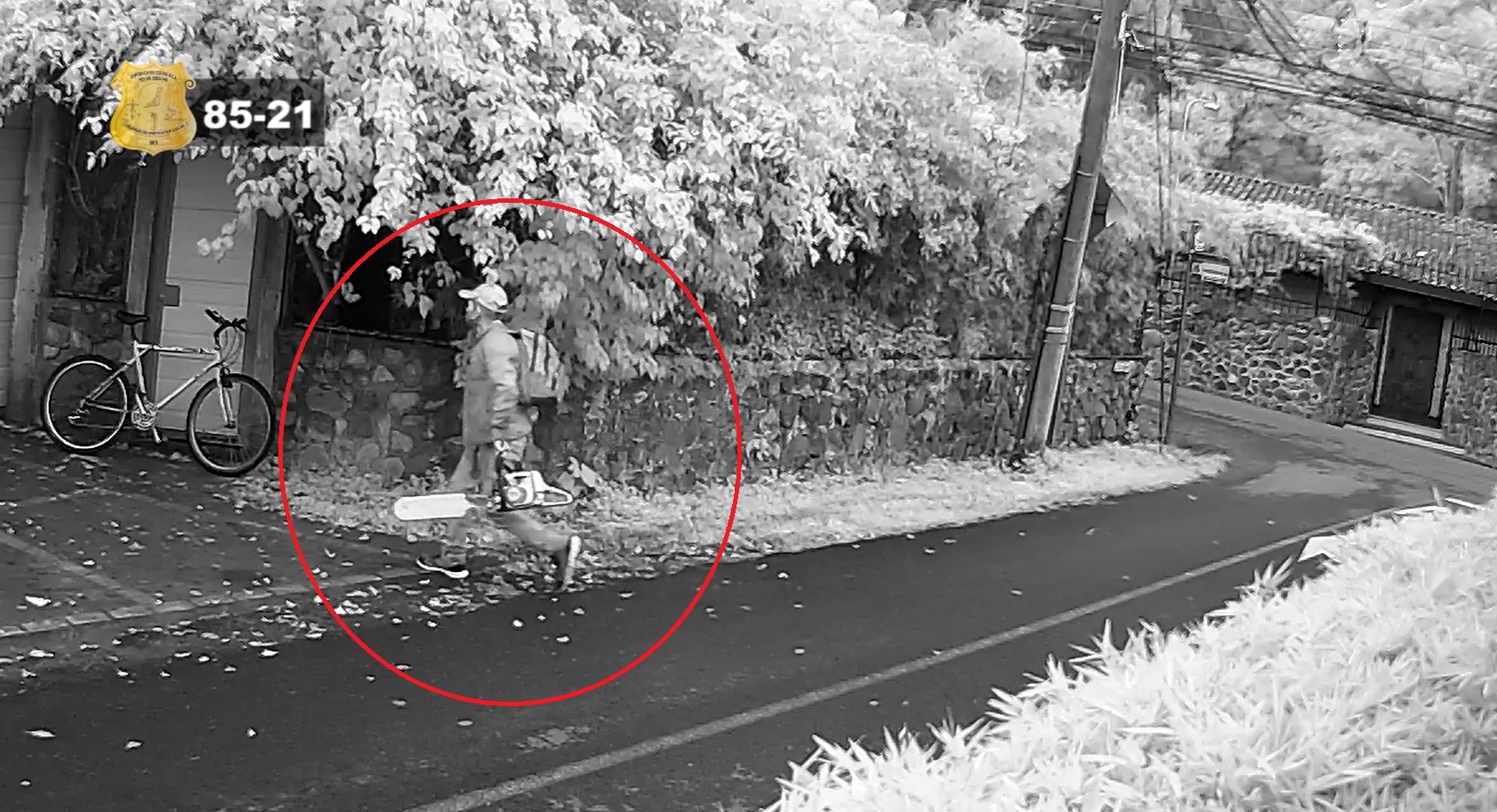 Hombre se llevó motosierra de una vivienda en Escazú